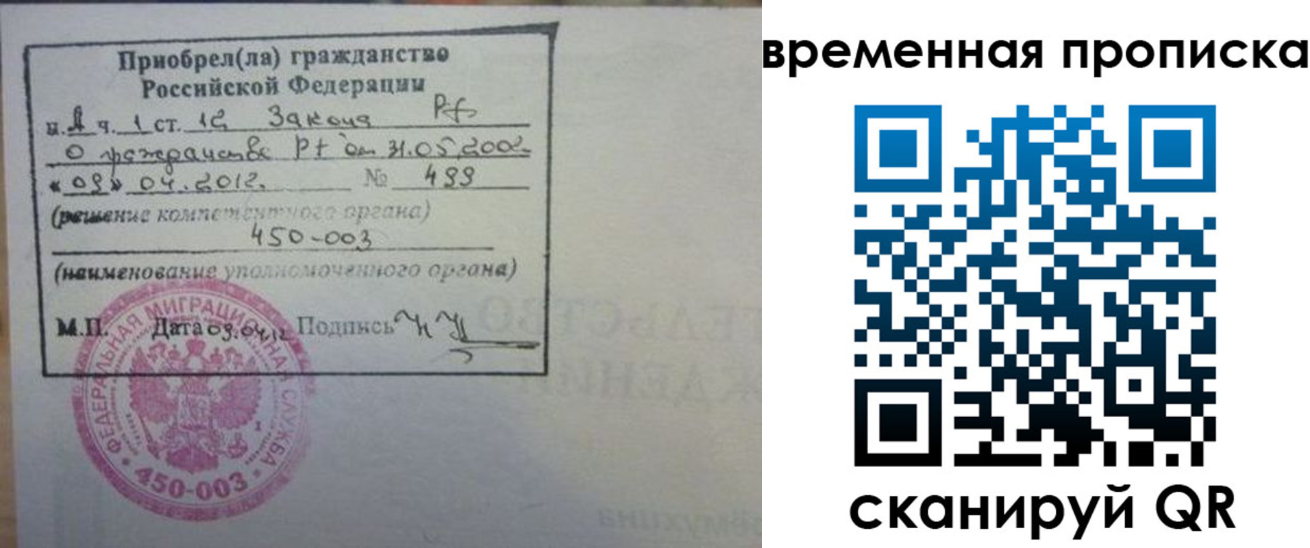 временная регистрация в Джанкое